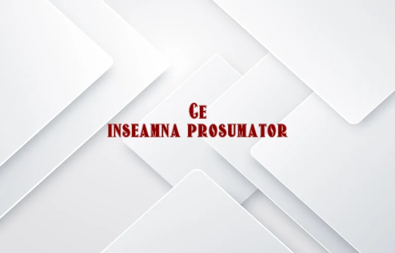 ce inseamna prosumator